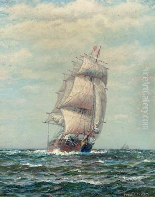 On The High Seas Oil Painting by James Gale Tyler