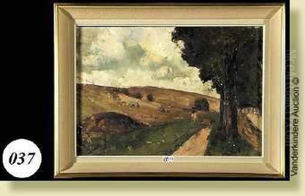 Les Moissons Oil Painting by Lesser Ury