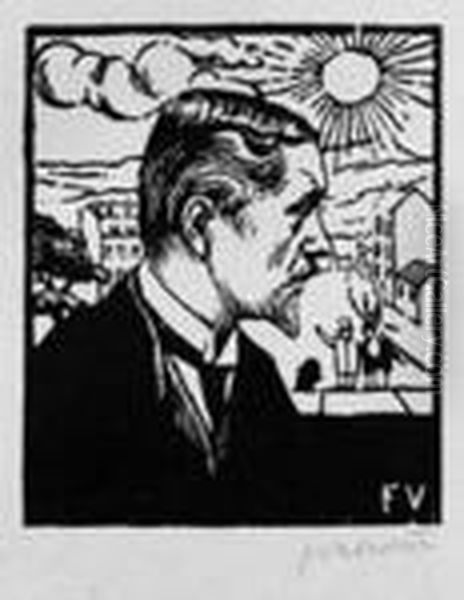 Bois Grave Oil Painting by Felix Edouard Vallotton