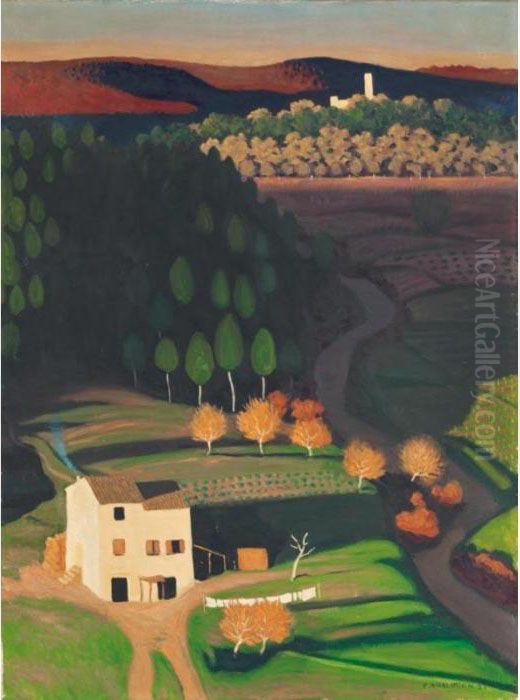 First Rays Oil Painting by Felix Edouard Vallotton