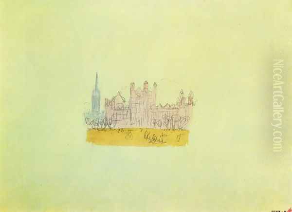 Building Oil Painting by Joseph Mallord William Turner