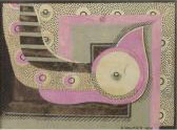 Composition Oil Painting by Georges Valmier