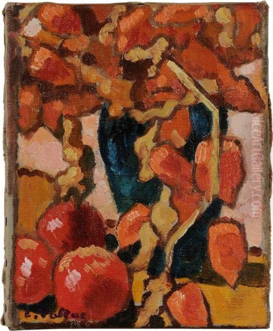 Pommes Et Physalis Oil Painting by Louis Valtat