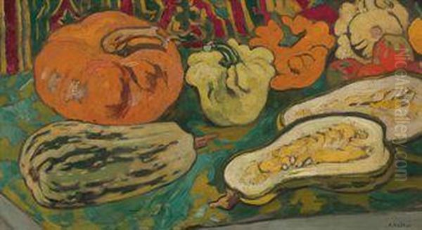 Nature Morte Au Potiron Oil Painting by Louis Valtat