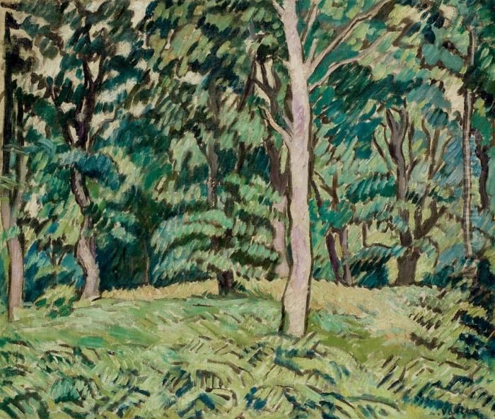 Sous-bois Au Printemps Oil Painting by Louis Valtat