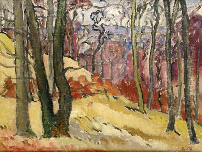 Paysage Vallonne A Lautomne Oil Painting by Louis Valtat