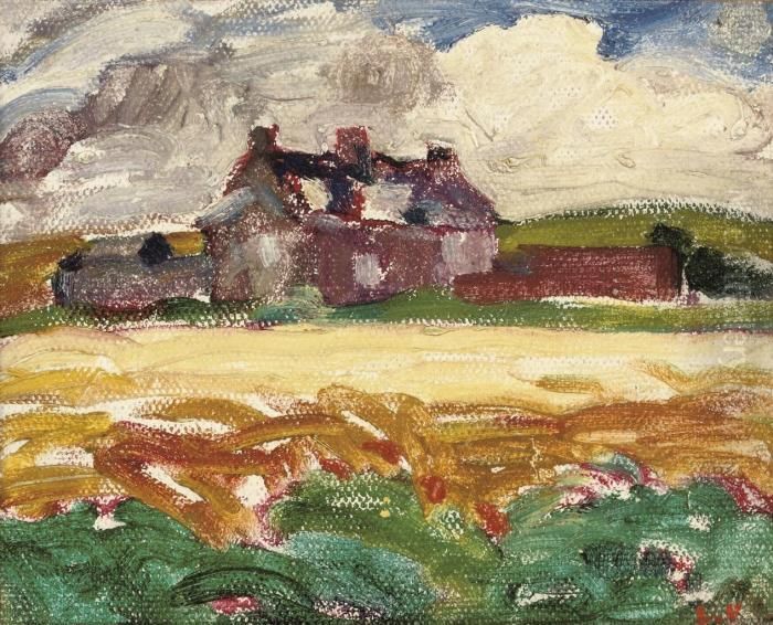 La Ferme Oil Painting by Louis Valtat