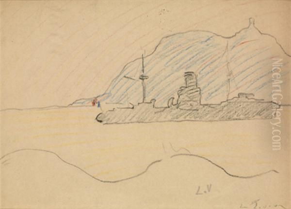 Toulon Oil Painting by Louis Valtat