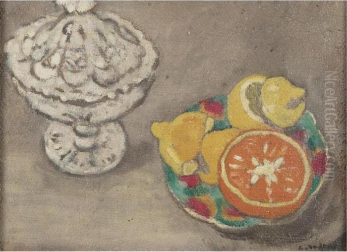 Compotier Et Fruits Oil Painting by Louis Valtat