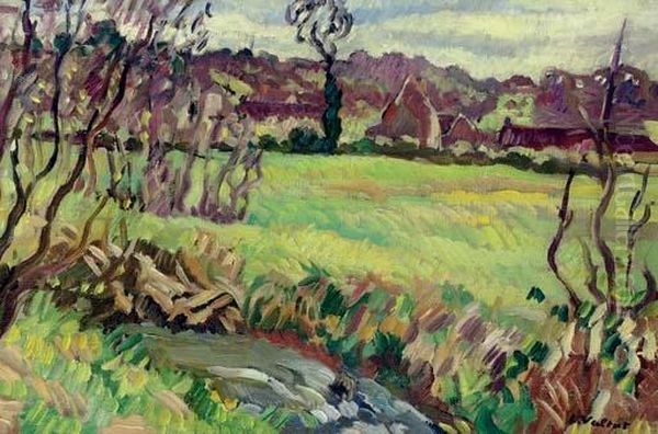 Paysage Pras De Choiseul Oil Painting by Louis Valtat