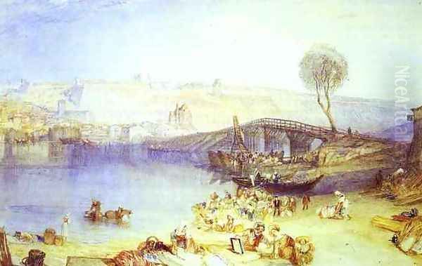 View of Saint-Germain-ea-Laye and Its Chateau Oil Painting by Joseph Mallord William Turner