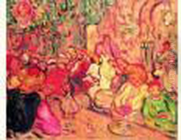 *le Cafe Maure Oil Painting by Louis Valtat