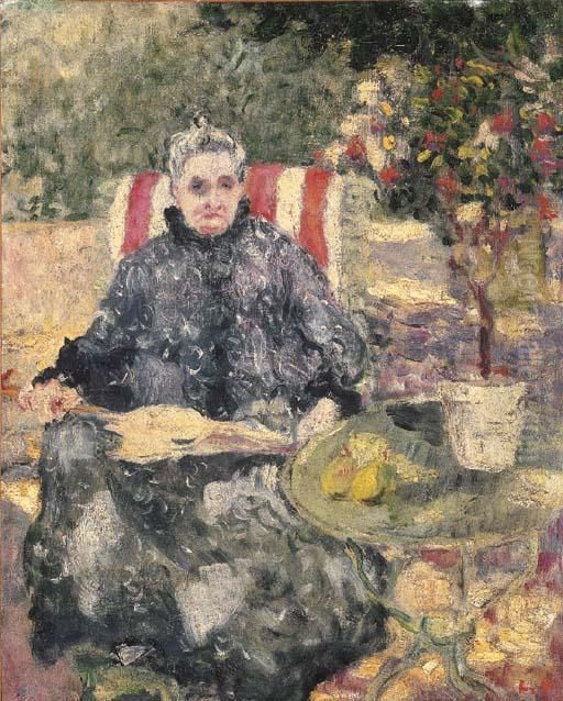 Femme Au Jardin Oil Painting by Louis Valtat