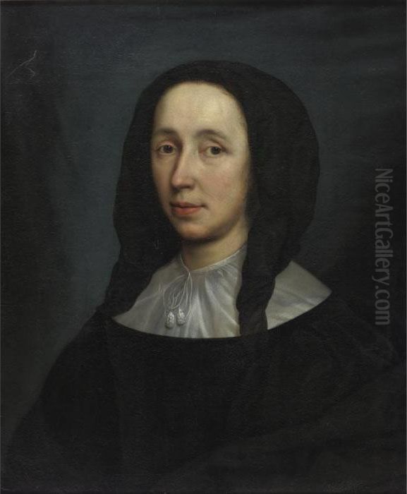 Property From A Private Midwest Collection
 

 
 
 

 
 Portrait Of A Lady Oil Painting by Cornelius Jonson