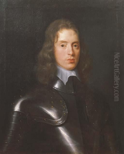 Portrait Of Robert Stephens Of Eastington Oil Painting by Cornelius Jonson