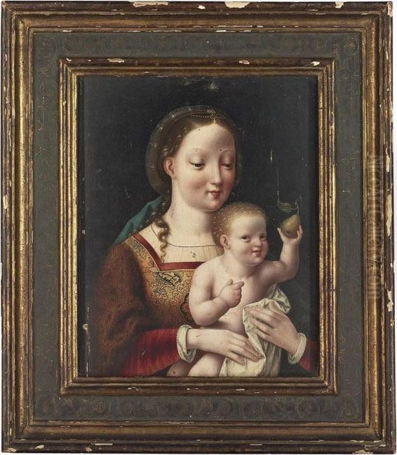 The Holy Virgin And Child Oil Painting by Joos Van Cleve