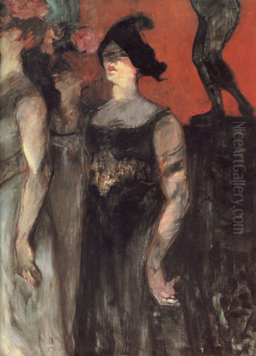 Messalina Oil Painting by Henri De Toulouse-Lautrec