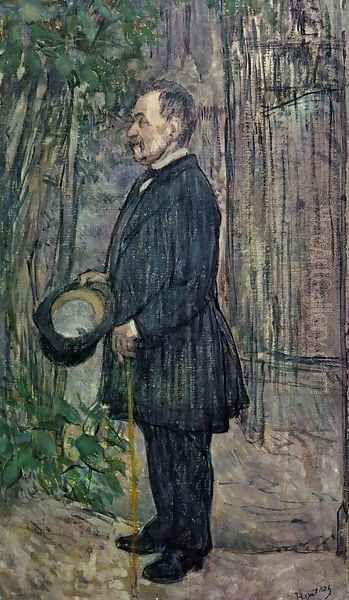 Henri Dihau Oil Painting by Henri De Toulouse-Lautrec