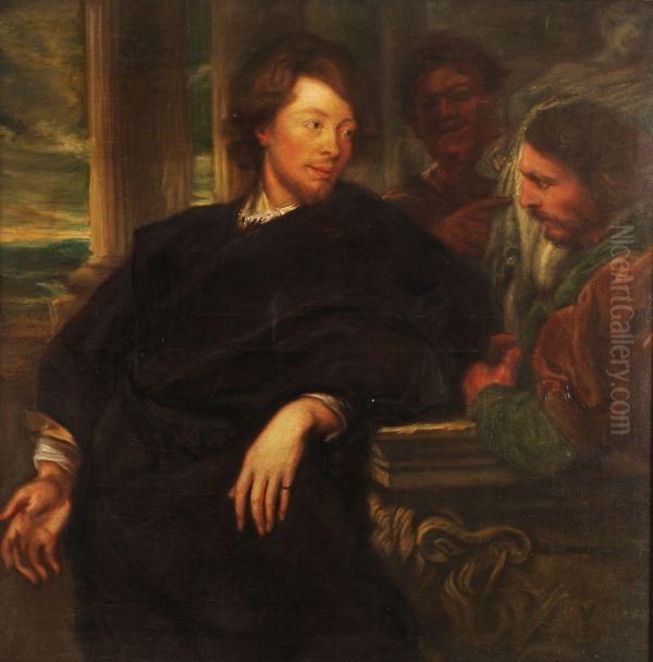 Portrait Ofgeorge Gage Oil Painting by Sir Anthony Van Dyck