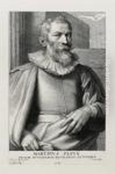 Paul Pontius Sculp Oil Painting by Sir Anthony Van Dyck