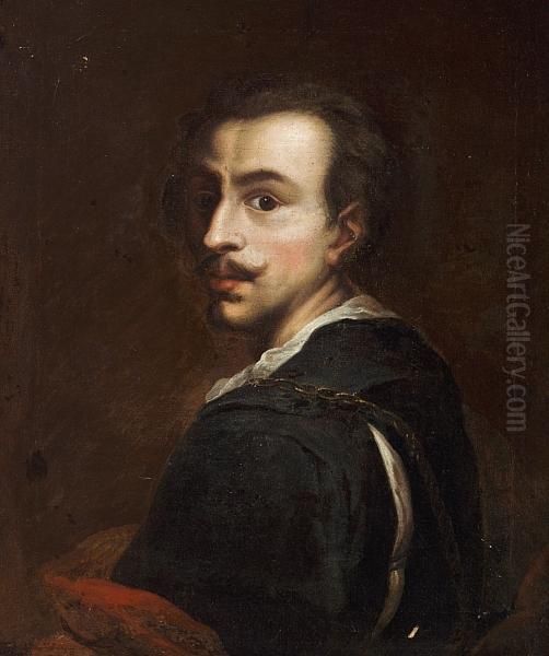 Copy After, 17th-19th Century: A Self-portrait Of The Flemish Painter Anthony Van Dyck Oil Painting by Sir Anthony Van Dyck