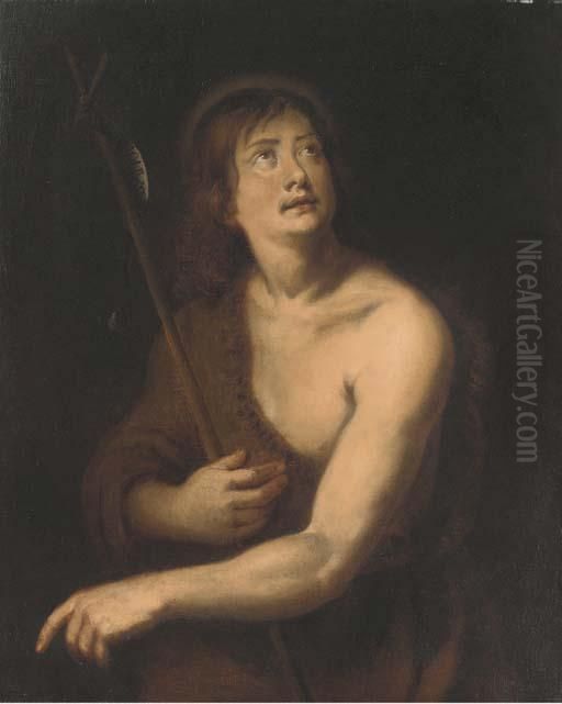 Saint John The Baptist Oil Painting by Sir Anthony Van Dyck