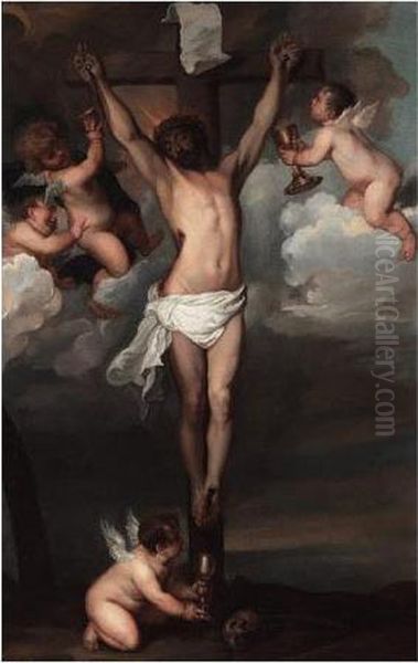 The Crucifixion Oil Painting by Sir Anthony Van Dyck