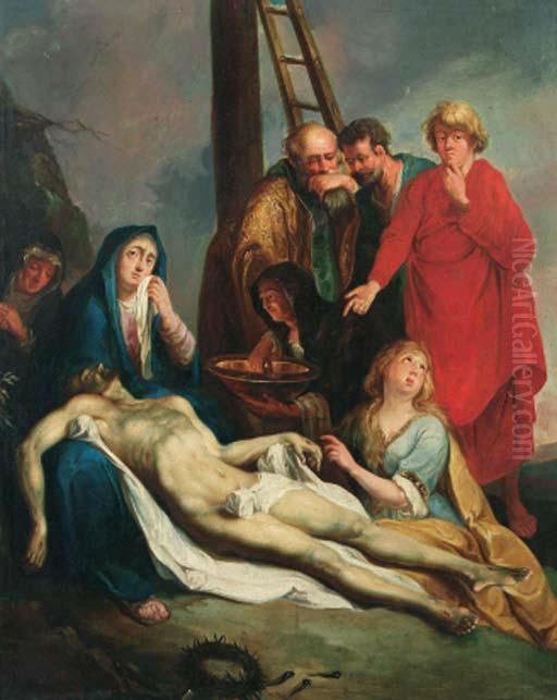 The Lamentation Oil Painting by Sir Anthony Van Dyck