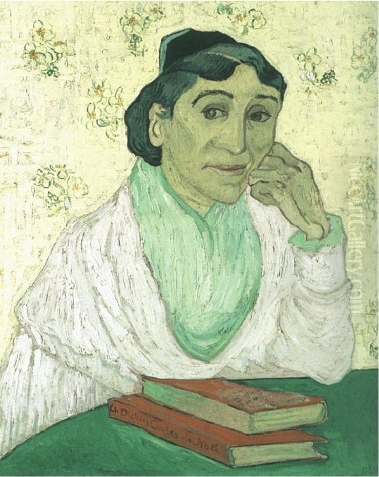 L'arlesienne, Madame Ginoux Oil Painting by Vincent Van Gogh