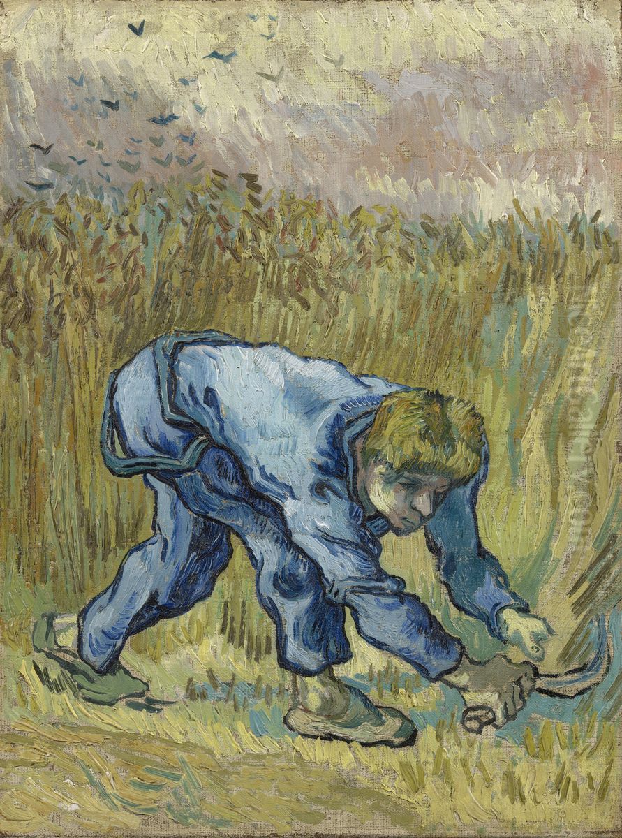 The Reaper Oil Painting by Vincent Van Gogh
