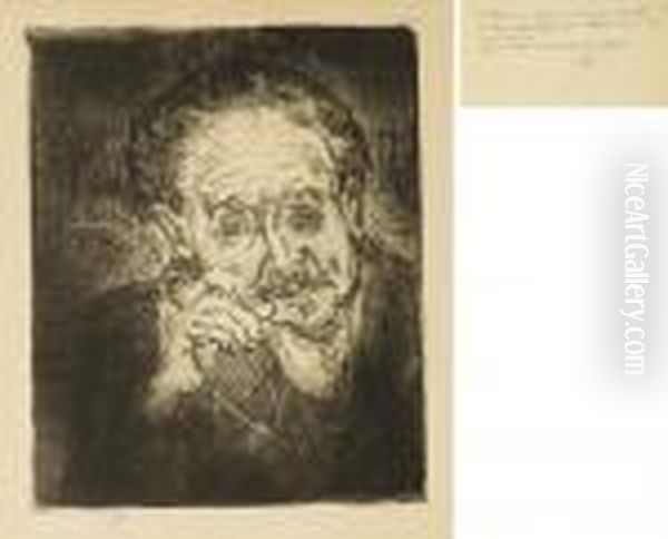 L'homme A La Pipe: Portrait Du 
Docteur Gachet (de La Faille 1664;van Heugten & Pabst 10) Oil Painting by Vincent Van Gogh