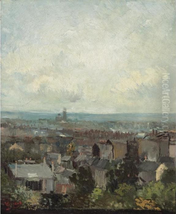 Property From A Private European Collection
 

 
 
 

 
 Vue De Paris Aux Environs De Montmartre Oil Painting by Vincent Van Gogh