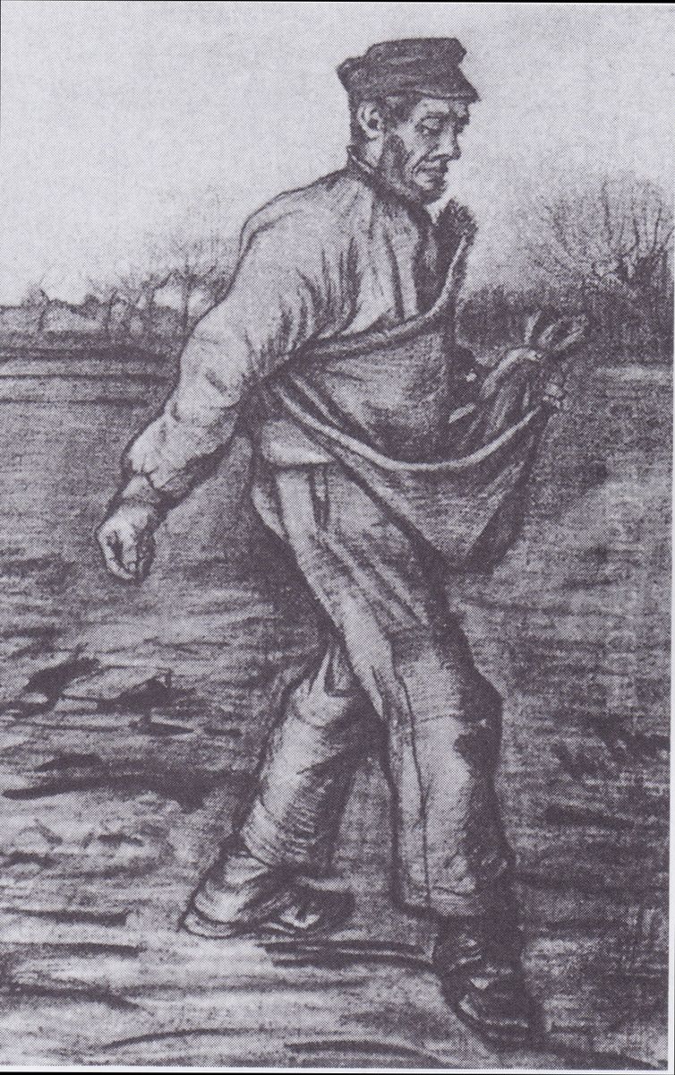 The Sower: Facing Right Oil Painting by Vincent Van Gogh