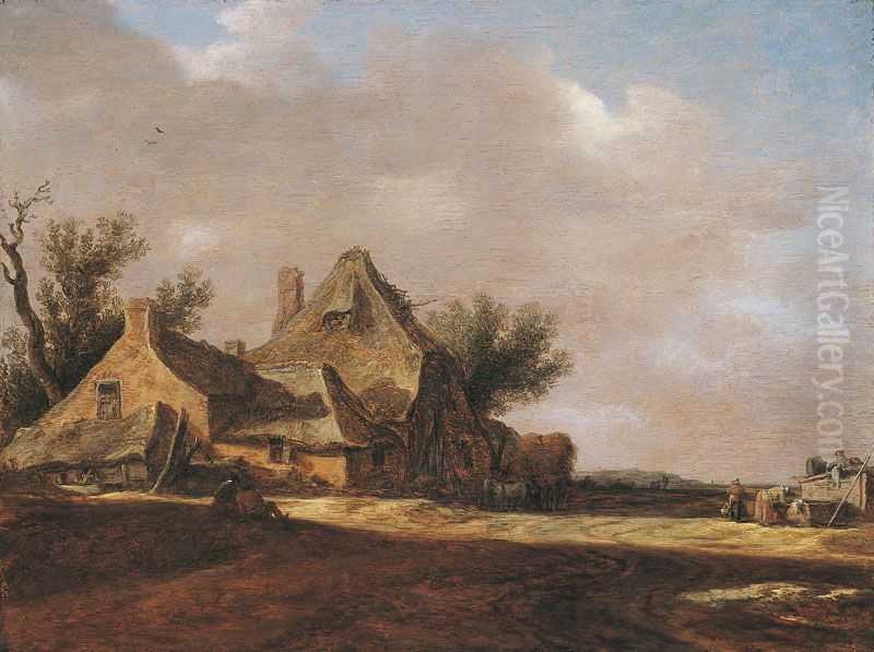 Paysage Oil Painting by Jan van Goyen