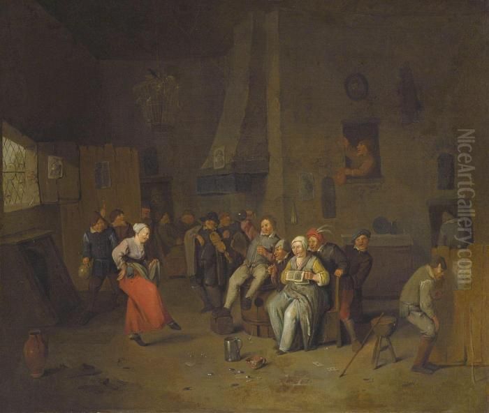 Wirtshausszene Oil Painting by Egbert Jaspersz. van, the Elder Heemskerck