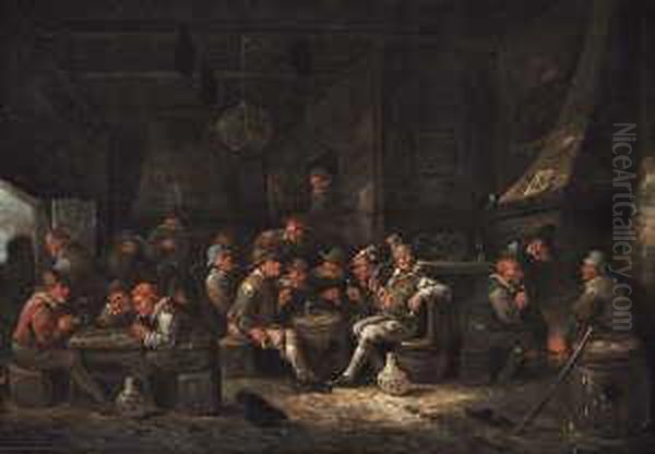 H 45; B 64 Oil Painting by Egbert Jaspersz. van, the Elder Heemskerck