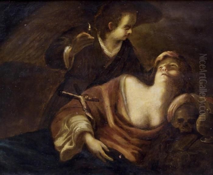Die Busende Magdalena Oil Painting by Gerrit Van Honthorst