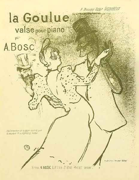 La Goulue Oil Painting by Henri De Toulouse-Lautrec