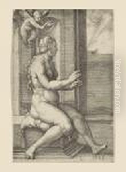 Spes, From: The Virtues Oil Painting by Lucas Van Leyden