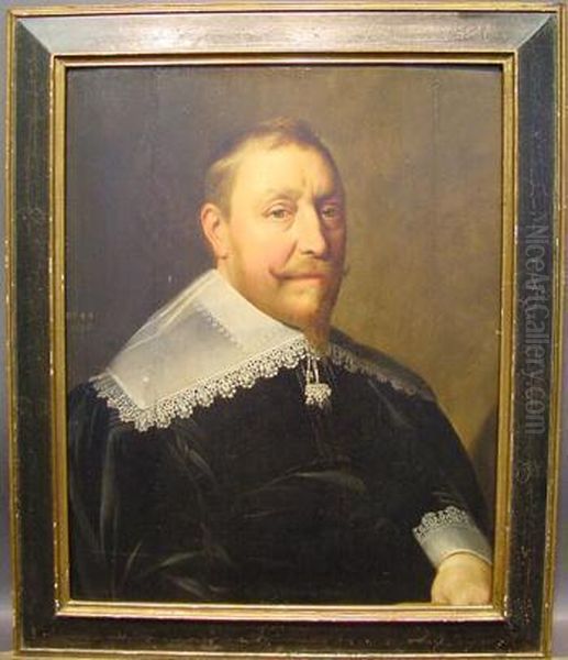 Portrait Of A Gentleman
Inscribed Oil Painting by Michiel Jansz. Van Miereveldt