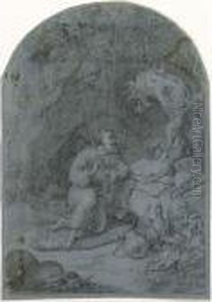 St. Francis Oil Painting by Willem Van Mieris Leiden