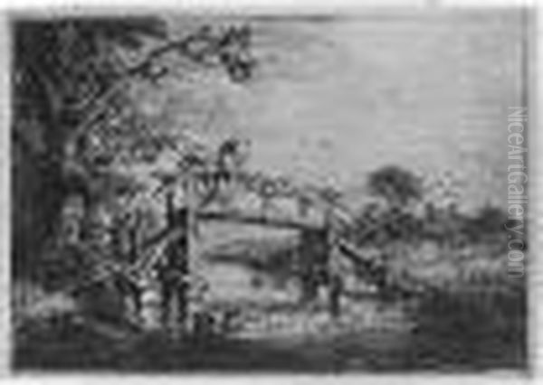 't Werck Complet, Van Den 
Vermaarde Schilder Adrian Van Ostade, Door Hem Felfs Geinventeert En 
Geest (godefroy, Holl.1-18; 20-41; 43-48; 50; And B) Oil Painting by Adriaen Jansz. Van Ostade