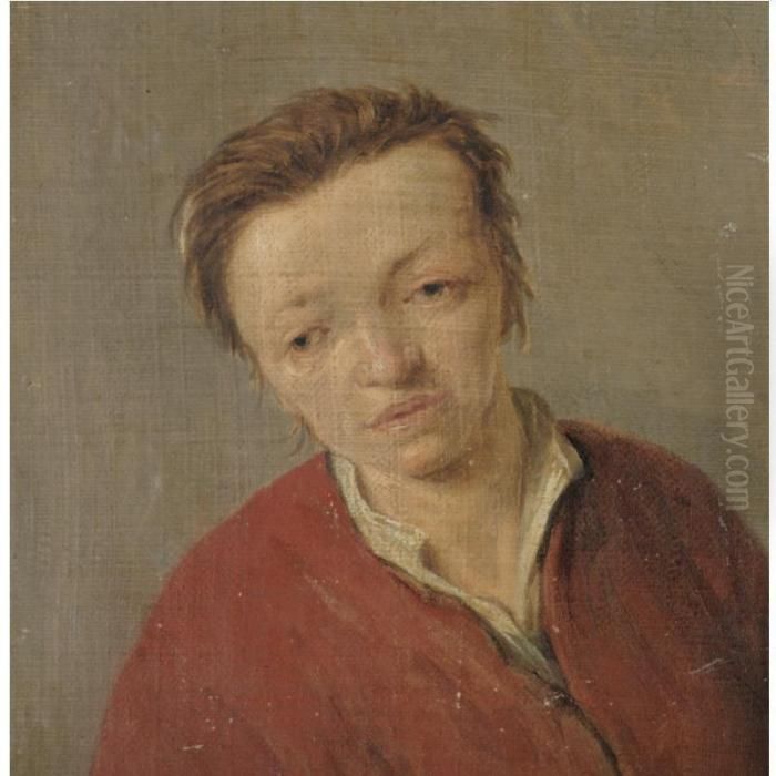 A Tronie Of A Young Boy Oil Painting by Isaack Jansz. van Ostade