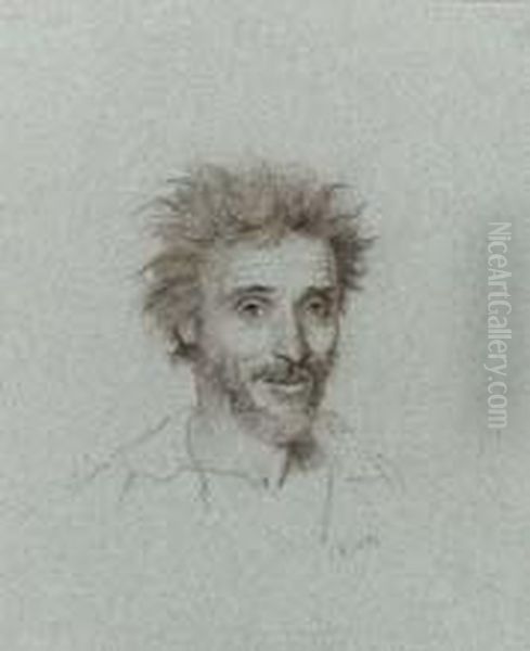 Ritratto Virile Oil Painting by Scipione Vannutelli