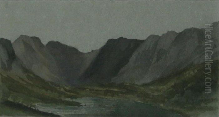A View Of Snowdonia Oil Painting by John Varley