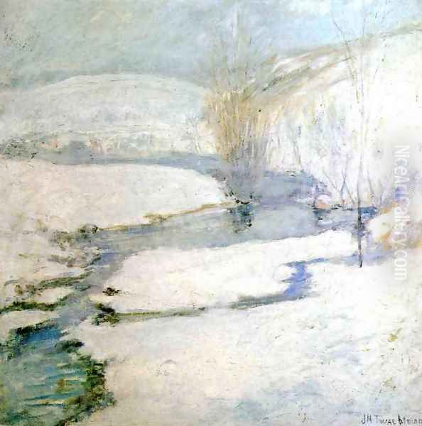 Winter Landscape2 Oil Painting by John Henry Twachtman