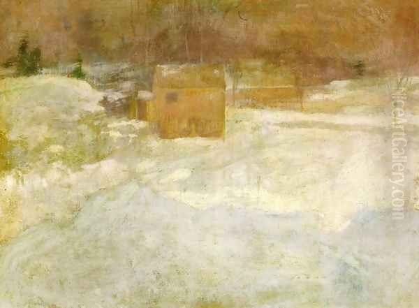 Winter Landscape3 Oil Painting by John Henry Twachtman