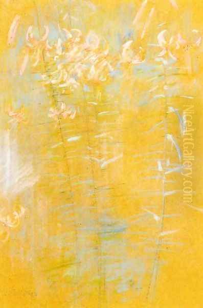 Tiger Lilies2 Oil Painting by John Henry Twachtman