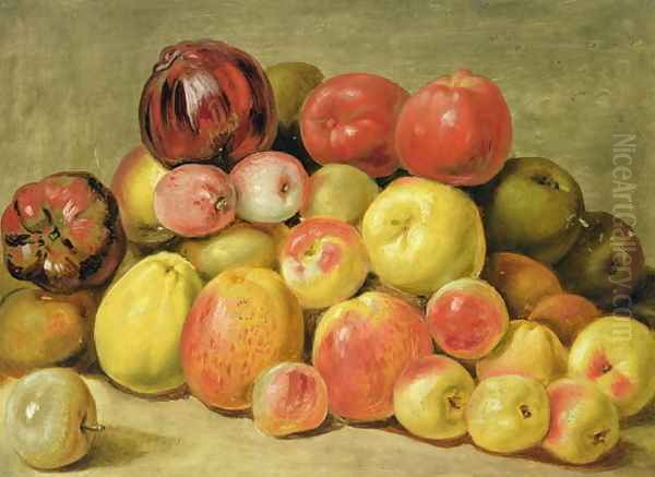 Pieces of Fruit Oil Painting by Johann Heinrich Wilhelm Tischbein I