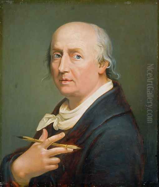 Self portrait 2 Oil Painting by Johann Heinrich Wilhelm Tischbein I